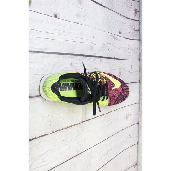 Nike Air Zoom Elite 8 Green Pink Mesh Low Top Sneaker Running Shoes Size 8 - Picture 9 of 9